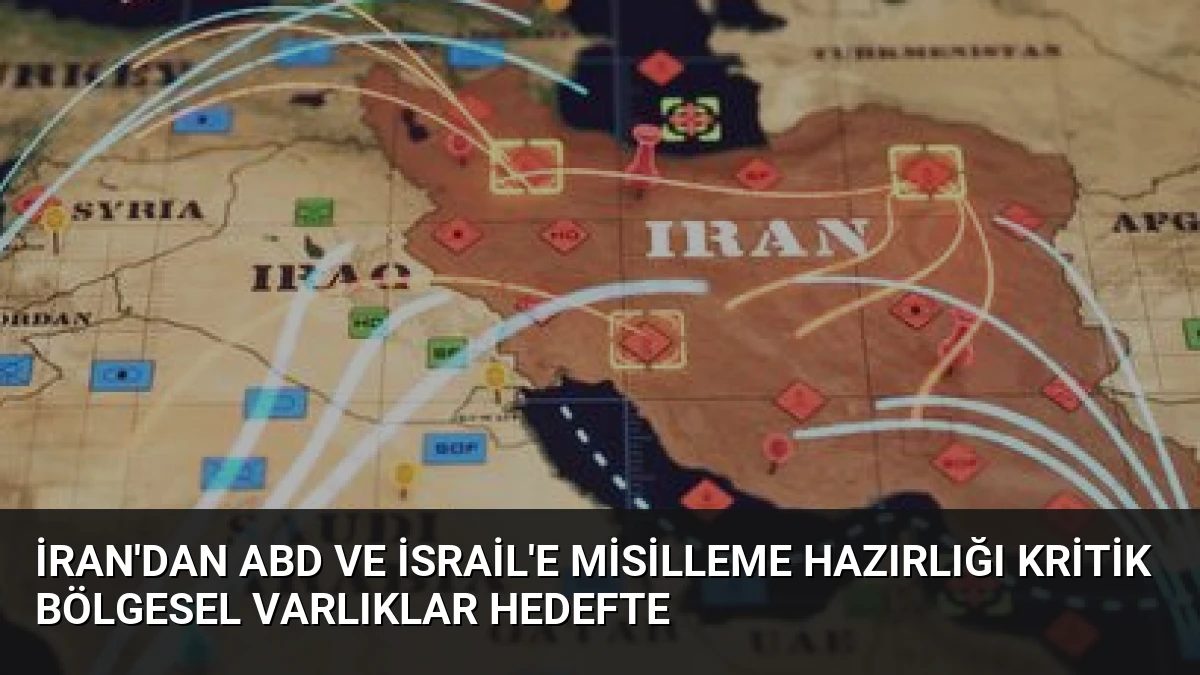 İran’dan ABD ve İsrail’e Misilleme Hazırlığı Kritik Bölgesel Varlıklar Hedefte