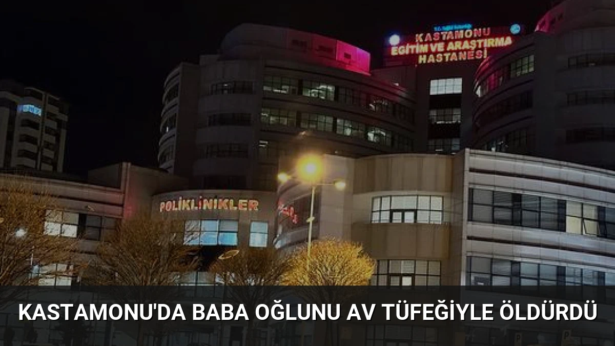 Kastamonu’da Baba Oğlunu Av Tüfeğiyle Öldürdü