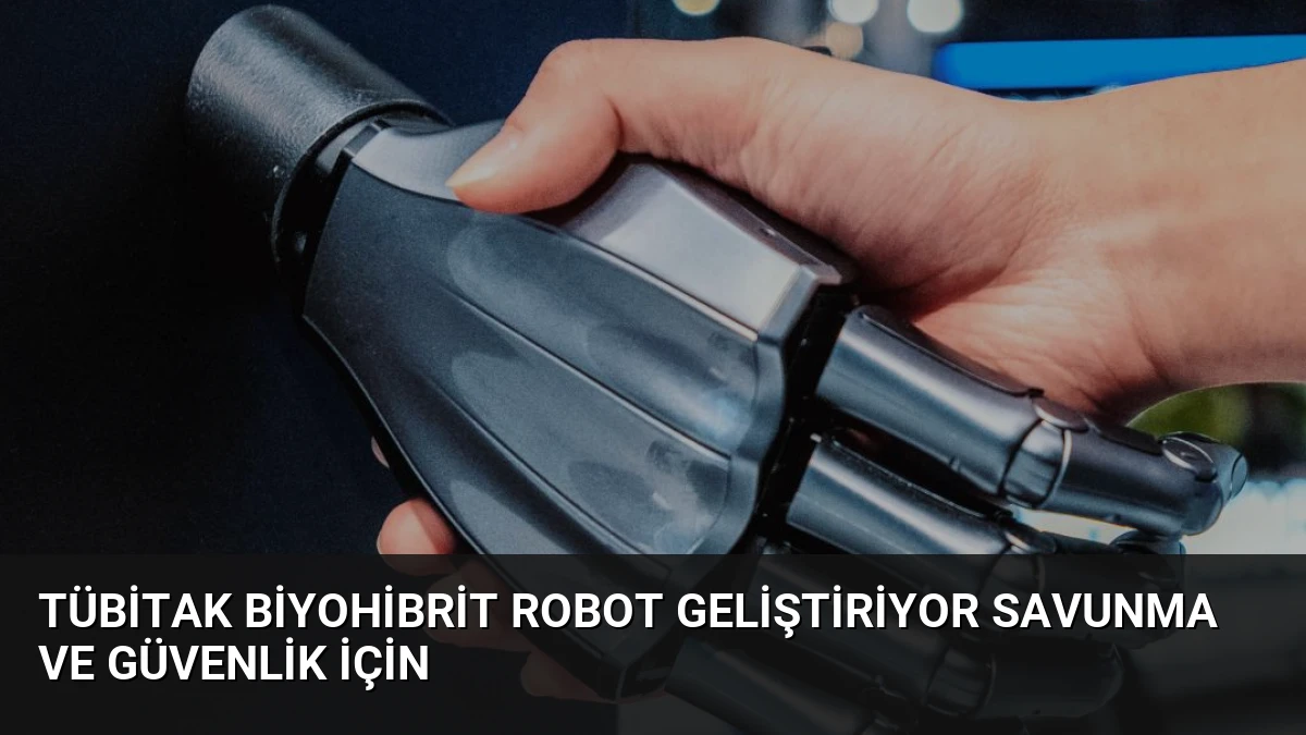 TÜBİTAK Biyohibrit Robot Geliştiriyor Savunma ve Güvenlik İçin