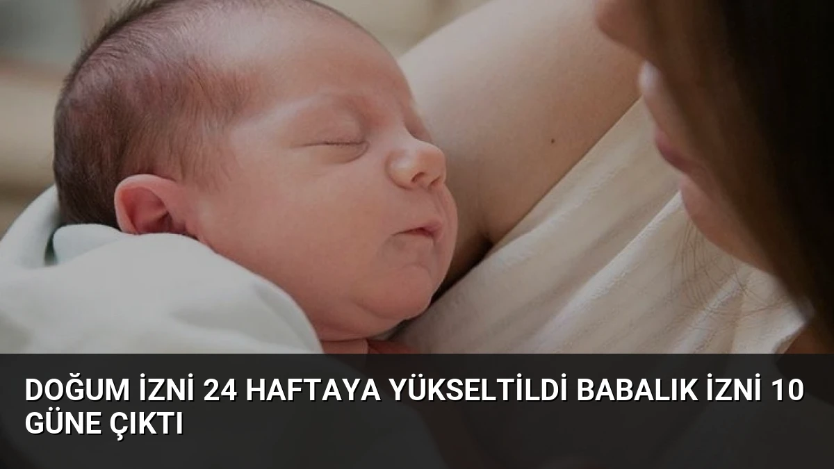 Doğum İzni 24 Haftaya Yükseltildi Babalık İzni 10 Güne Çıktı