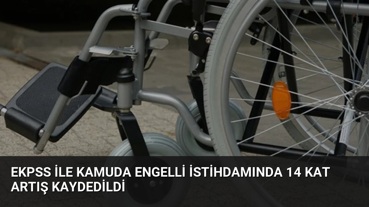 EKPSS ile Kamuda Engelli İstihdamında 14 Kat Artış Kaydedildi