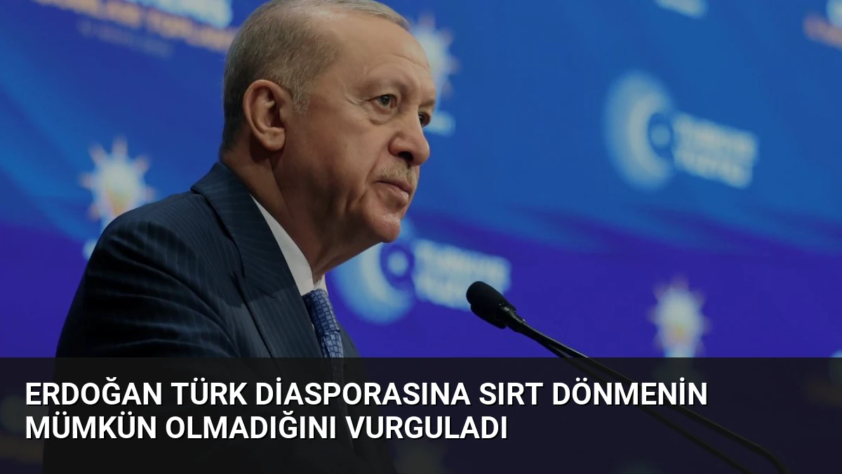 Erdoğan Türk Diasporasına Sırt Dönmenin Mümkün Olmadığını Vurguladı