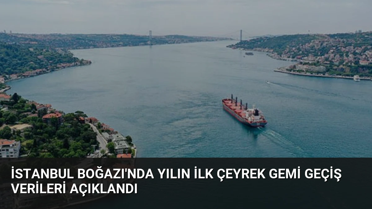 İstanbul Boğazı’nda Yılın İlk Çeyrek Gemi Geçiş Verileri Açıklandı