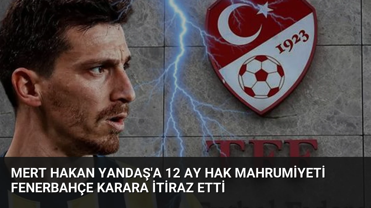 Mert Hakan Yandaş’a 12 Ay Hak Mahrumiyeti Fenerbahçe Karara İtiraz Etti