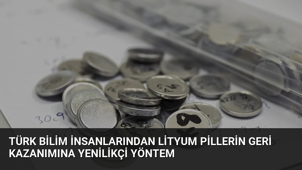 Türk Bilim İnsanlarından Lityum Pillerin Geri Kazanımına Yenilikçi Yöntem