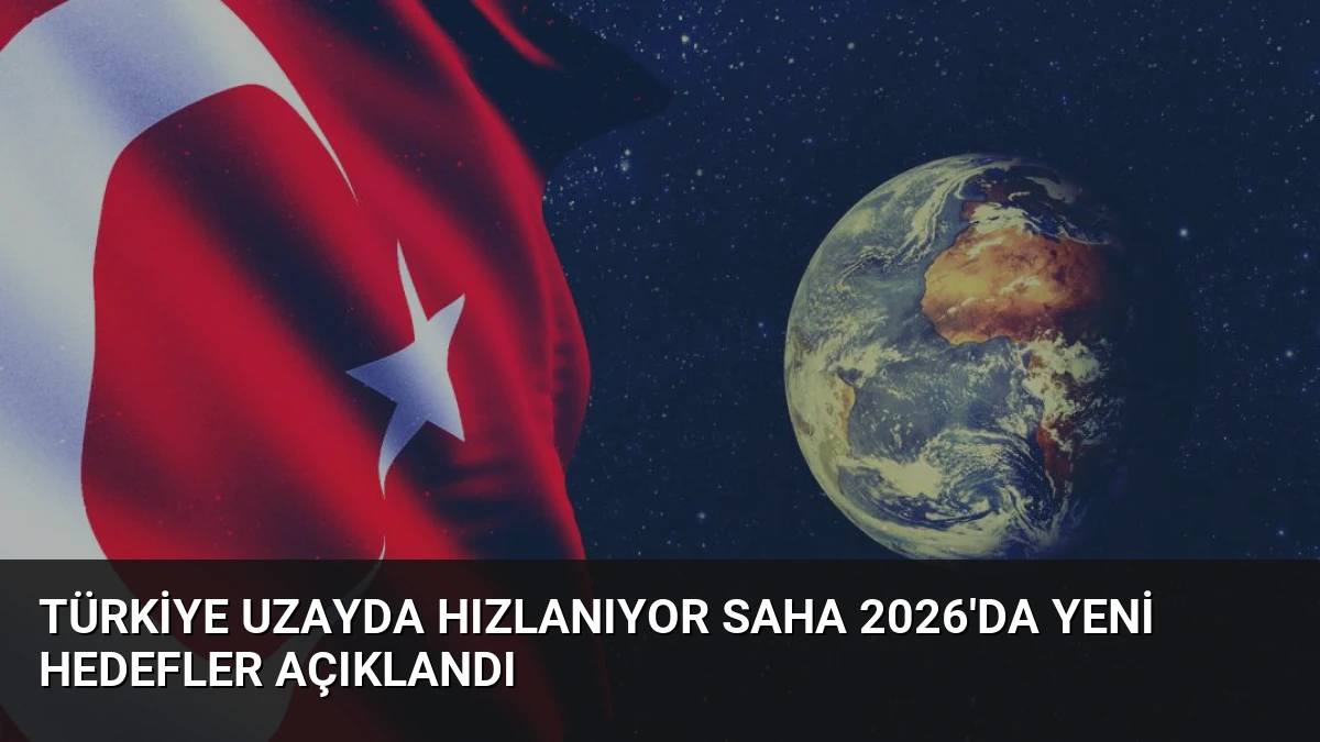 Türkiye Uzayda Hızlanıyor SAHA 2026’da Yeni Hedefler Açıklandı