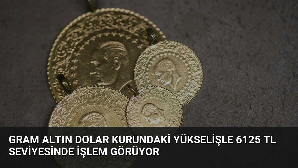 Gram Altın Dolar Kurundaki Yükselişle 6125 TL Seviyesinde İşlem Görüyor