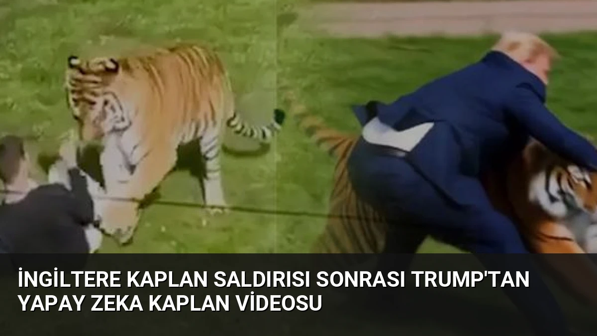 İngiltere Kaplan Saldırısı Sonrası Trump’tan Yapay Zeka Kaplan Videosu
