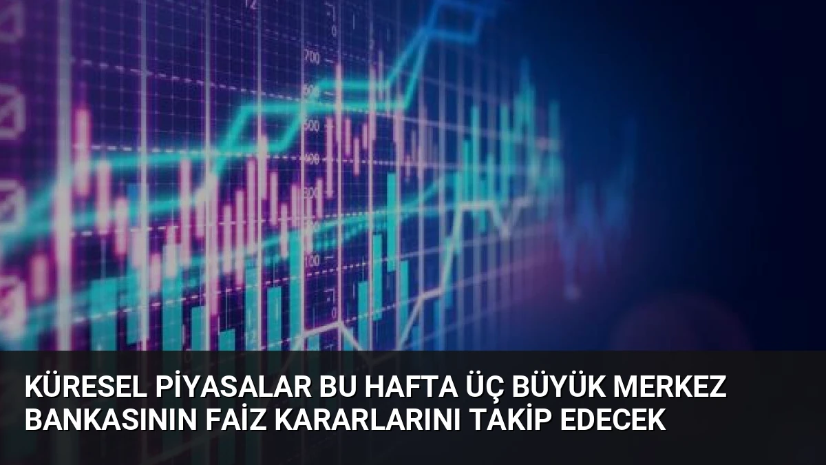 Küresel Piyasalar Bu Hafta Üç Büyük Merkez Bankasının Faiz Kararlarını Takip Edecek